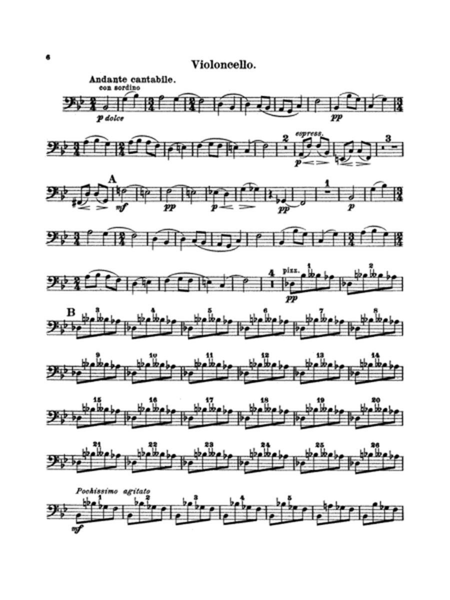 String Quartet in D Major, Op. 11: Cello