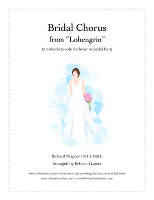Bridal Chorus from "Lohengrin" (Richard Wagner) - solo for lever or pedal harp