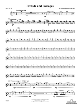 Prelude and Passages: 2nd Flute
