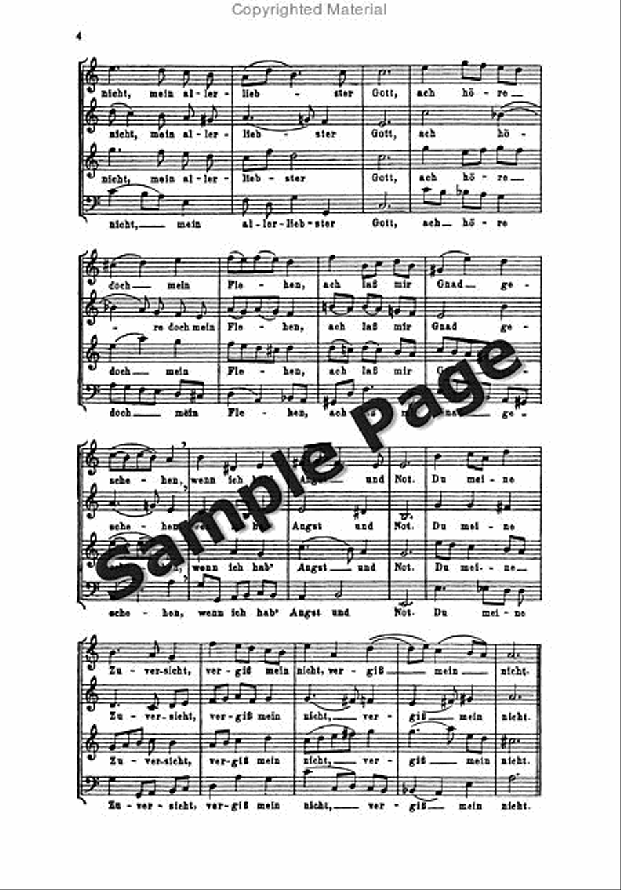 Chorales 6 Mixed Chorus Score 4-Part scores gallery preview page 5