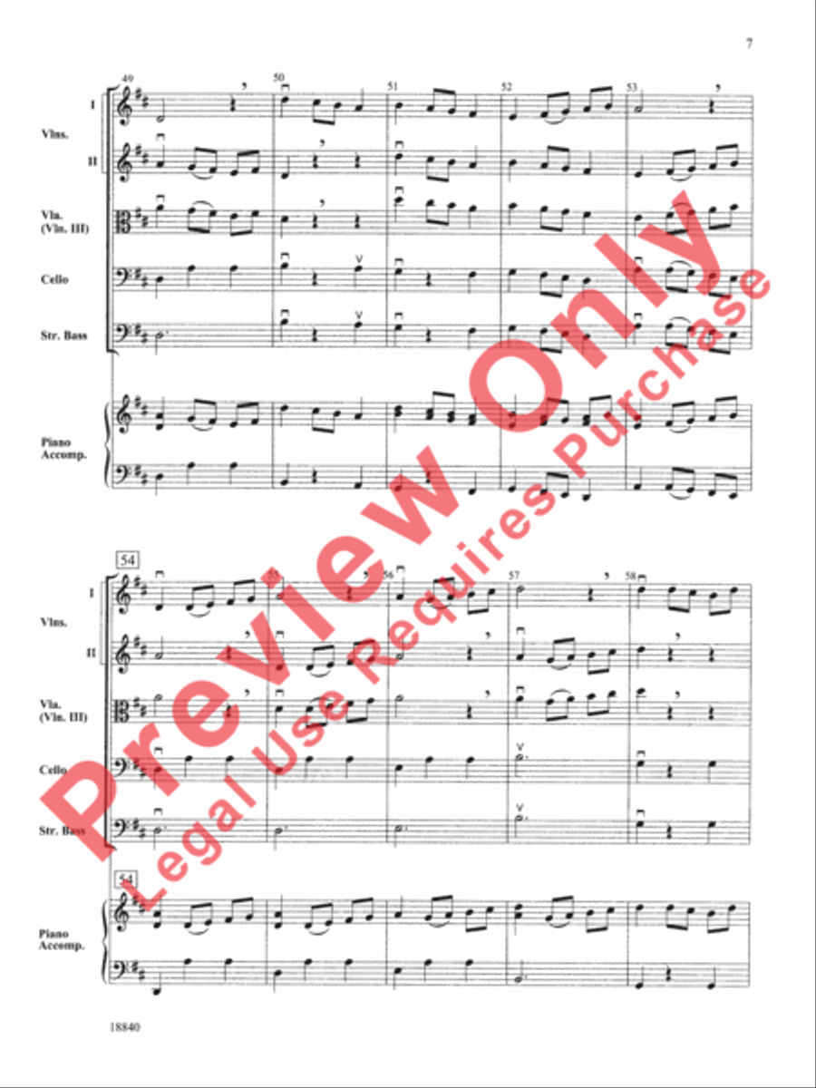 Shadow Dance String Orchestra scores gallery preview page 8