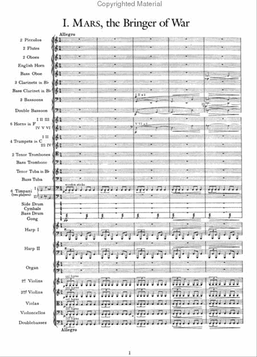 The Planets - Full Score