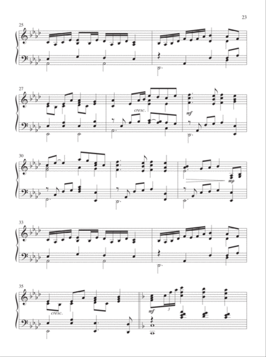 Fill the Earth with Songs Piano Solo scores gallery preview page 14