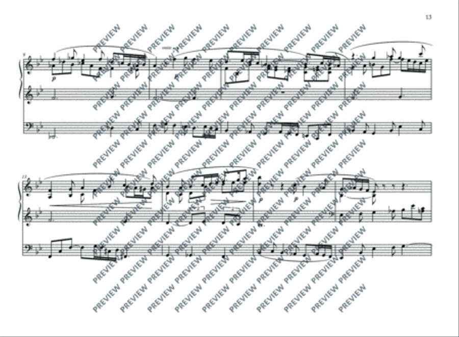 10 Choral Preludes 10 Choral Preludes Organ scores gallery preview page 16