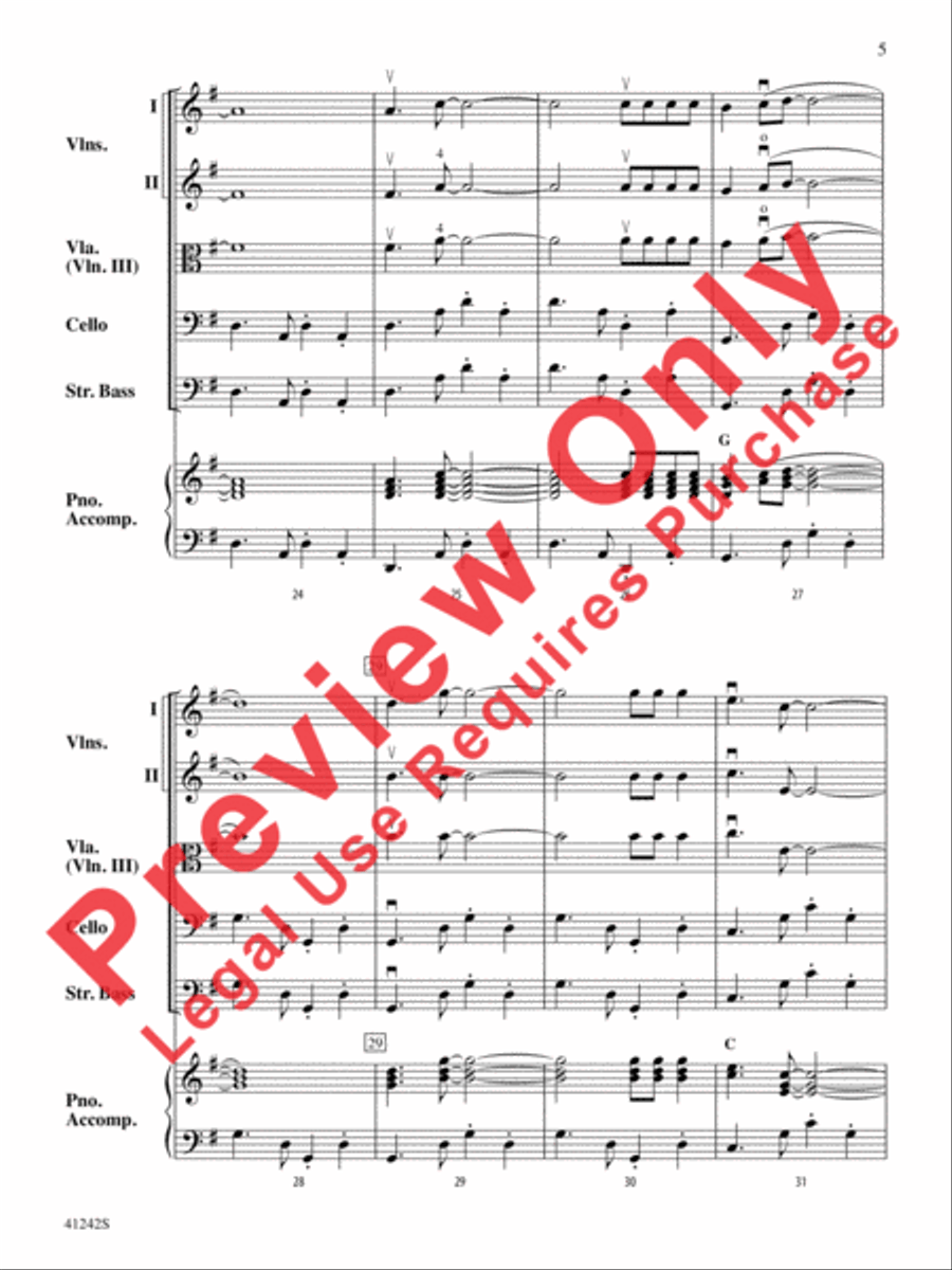 Tango of the Bulldogs String Orchestra scores gallery preview page 6