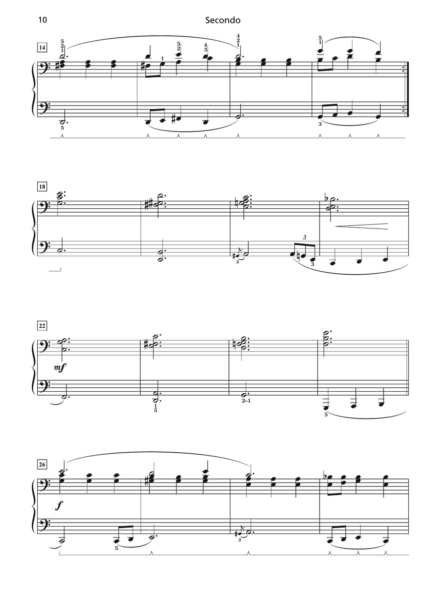 Hymn to Friendship - Piano Duet (1 Piano, 4 Hands) 1 Piano, 4-Hands scores gallery preview page 3