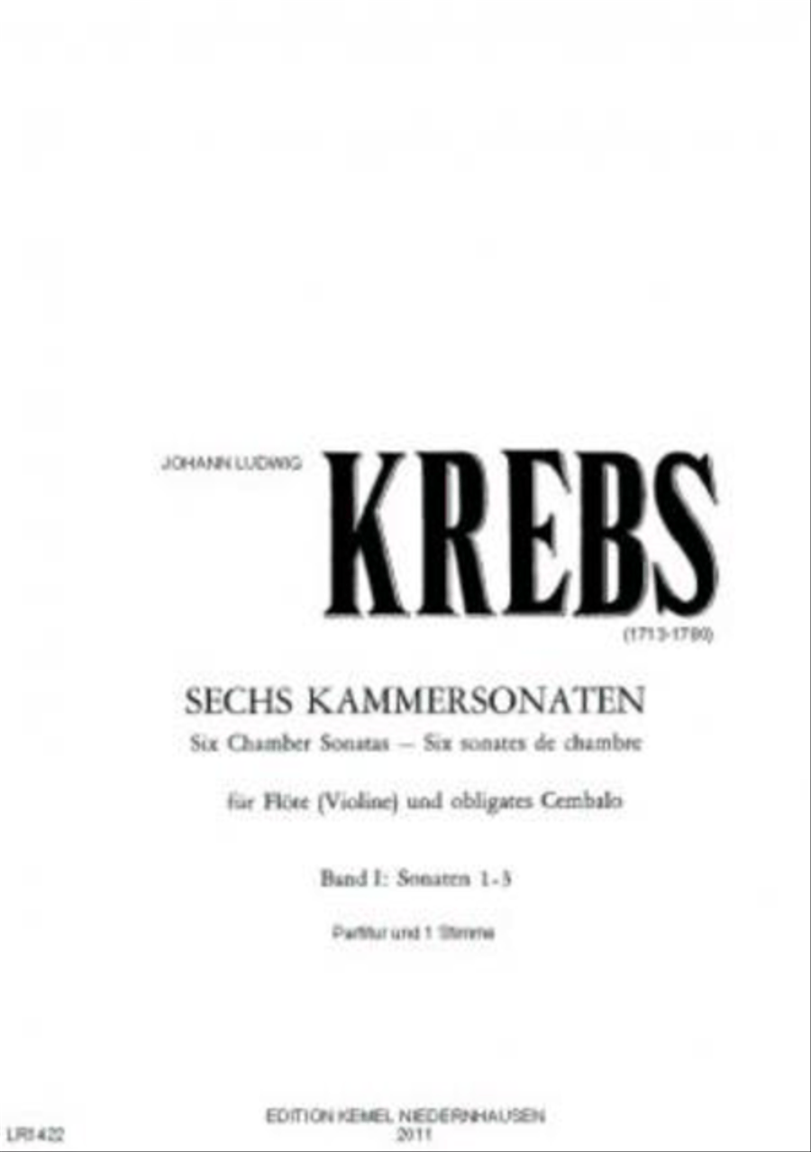 Sechs Kammersonaten Flute scores gallery preview page 1