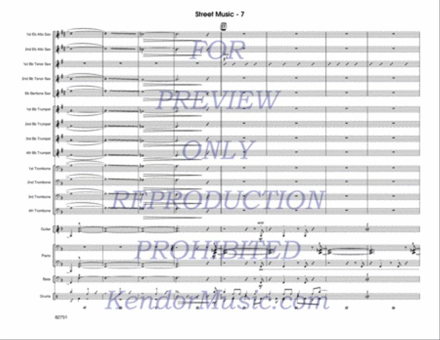 Street Music (Score) Street Music (Score) Jazz Ensemble scores gallery preview page 8