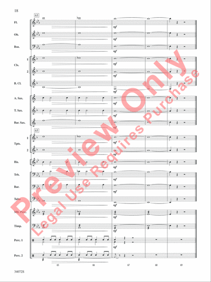 1, 2, 3, 4 1, 2, 3, 4 Concert Band scores gallery preview page 19