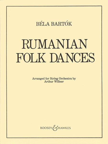 Bela Bartok : Rumanian Folk Dances