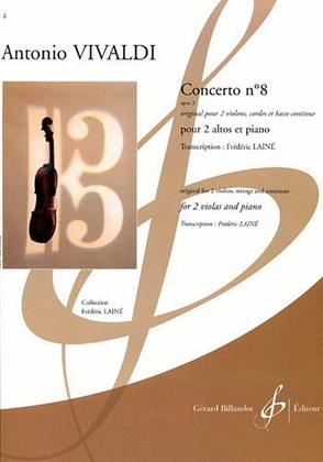 Book cover for Concerto No. 8 Op. 3