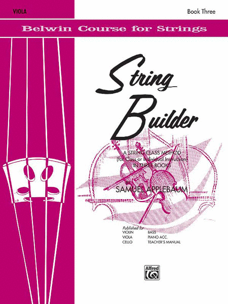 Belwin String Builder, Book Iii Viola