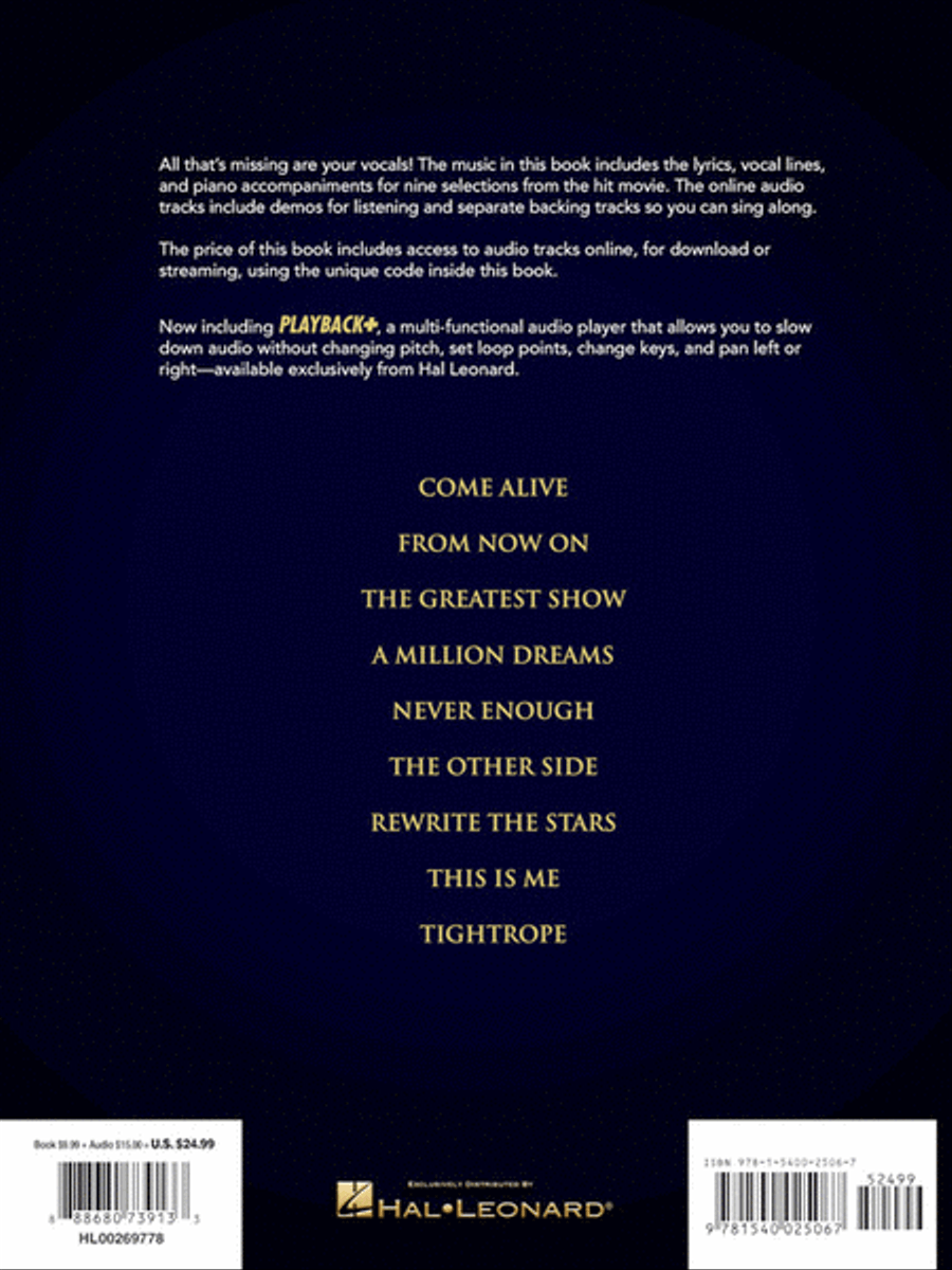The Greatest Showman Voice scores gallery preview page 6