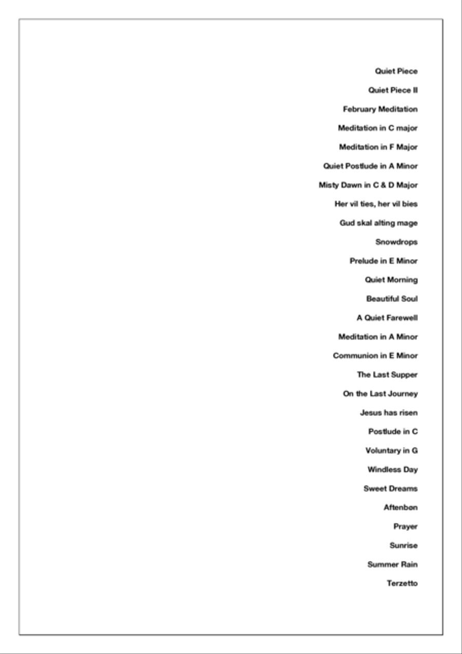 Lent Collection for Organ Organ Solo scores gallery preview page 2