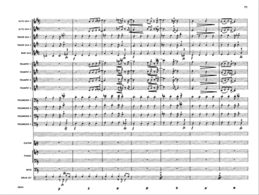 You Can't Get There From Here! Jazz Ensemble scores gallery preview page 12