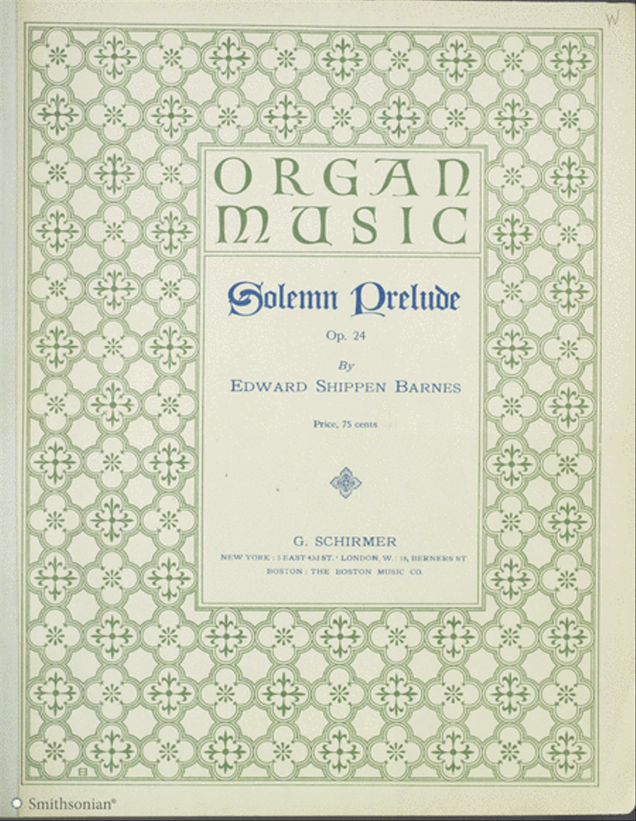 Solemn Prelude Organ Solo scores gallery preview page 1