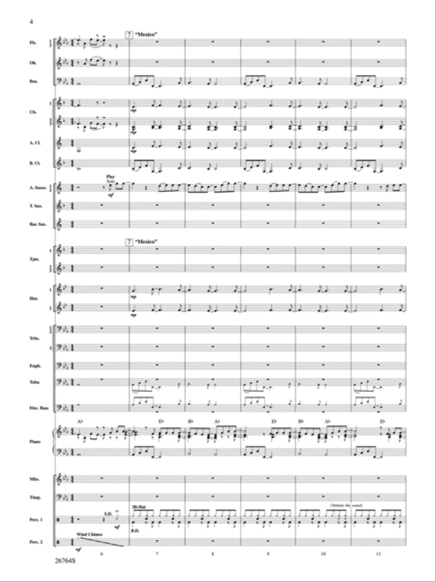 James Taylor in Concert Concert Band scores gallery preview page 3