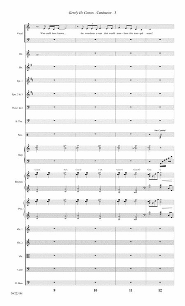 Gently He Comes - Orchestral Score and Parts image number null