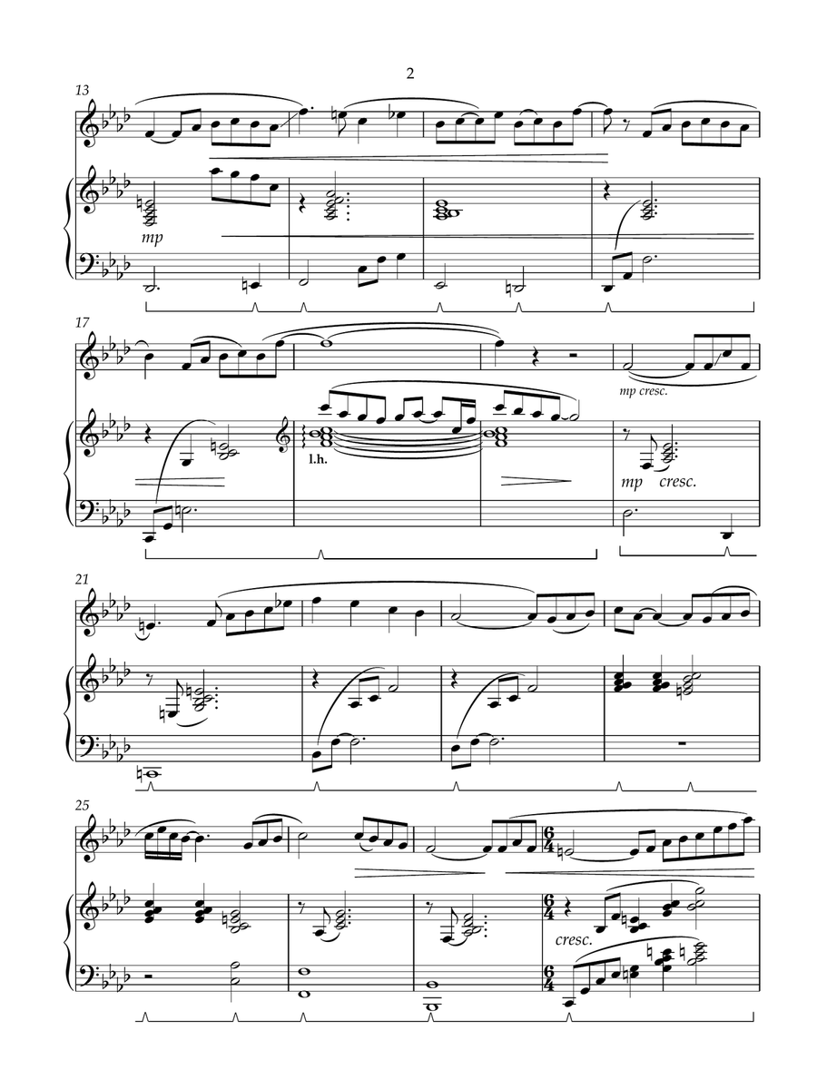 Indigo for Flute and Piano Flute Solo scores gallery preview page 4