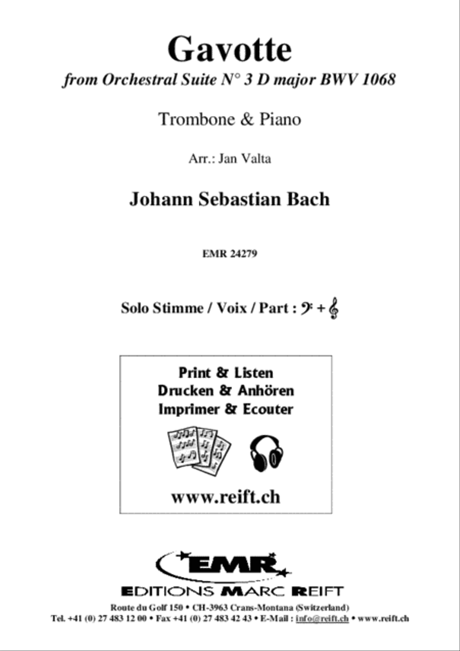 Gavotte Piano Accompaniment scores gallery preview page 2