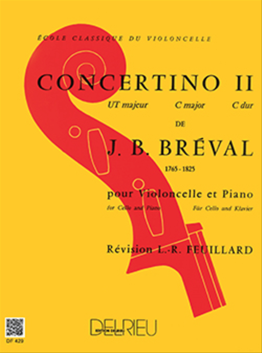 Concertino No. 2 en Ut maj. Piano Accompaniment scores gallery preview page 1