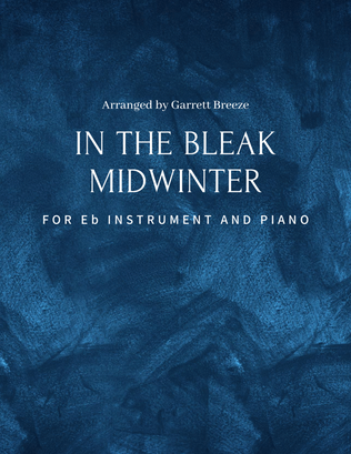 Book cover for In the Bleak Midwinter (Solo Baritone Sax & Piano)