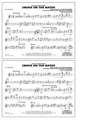 Book cover for Smoke on the Water - 1st Bb Trumpet