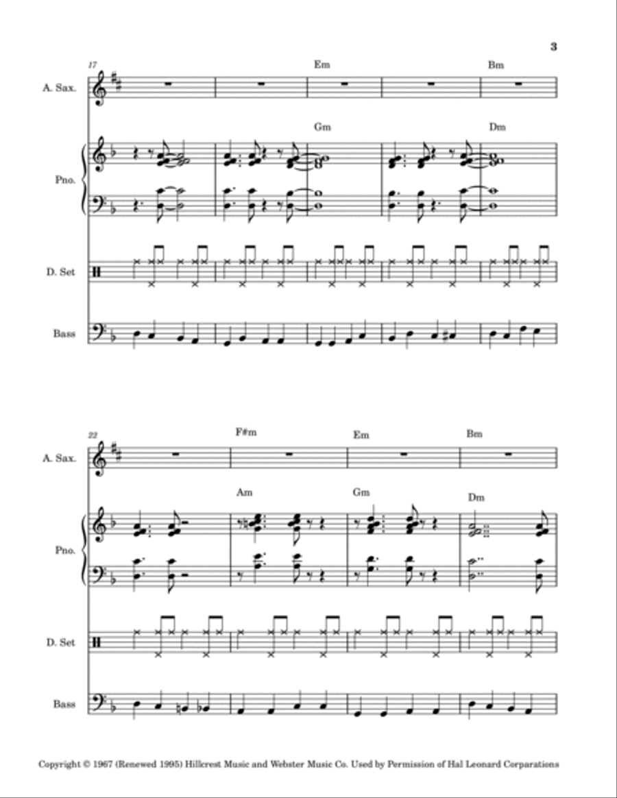 Theme From Spider Man Small Ensemble scores gallery preview page 3