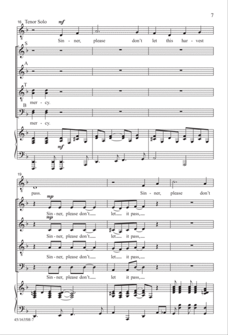 Mass: A Celebration of Love and Joy 4-Part scores gallery preview page 5