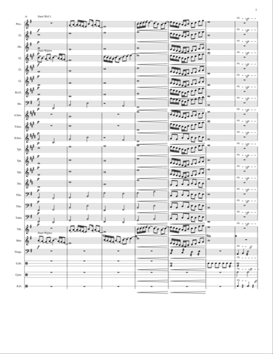 The Corruption The Corruption Concert Band scores gallery preview page 2
