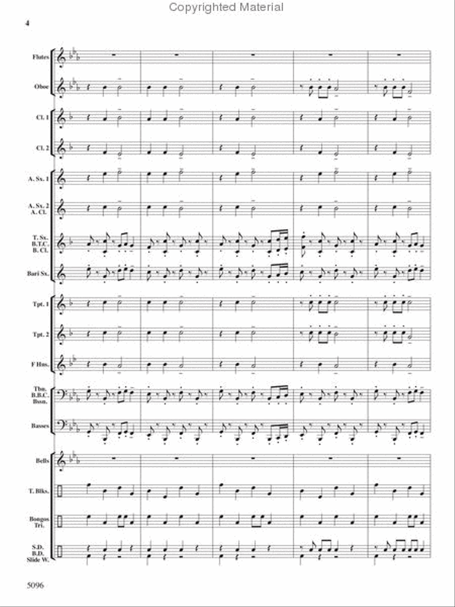 Portly Penguin Parade Concert Band scores gallery preview page 3