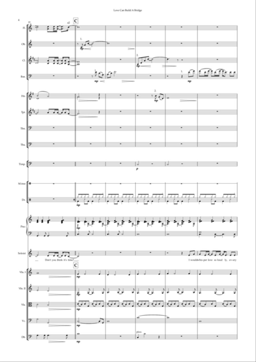 Love Can Build A Bridge Voice scores gallery preview page 6