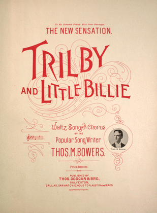 The New Sensation. Trilby and Little Billie. Waltz Song and Chorus