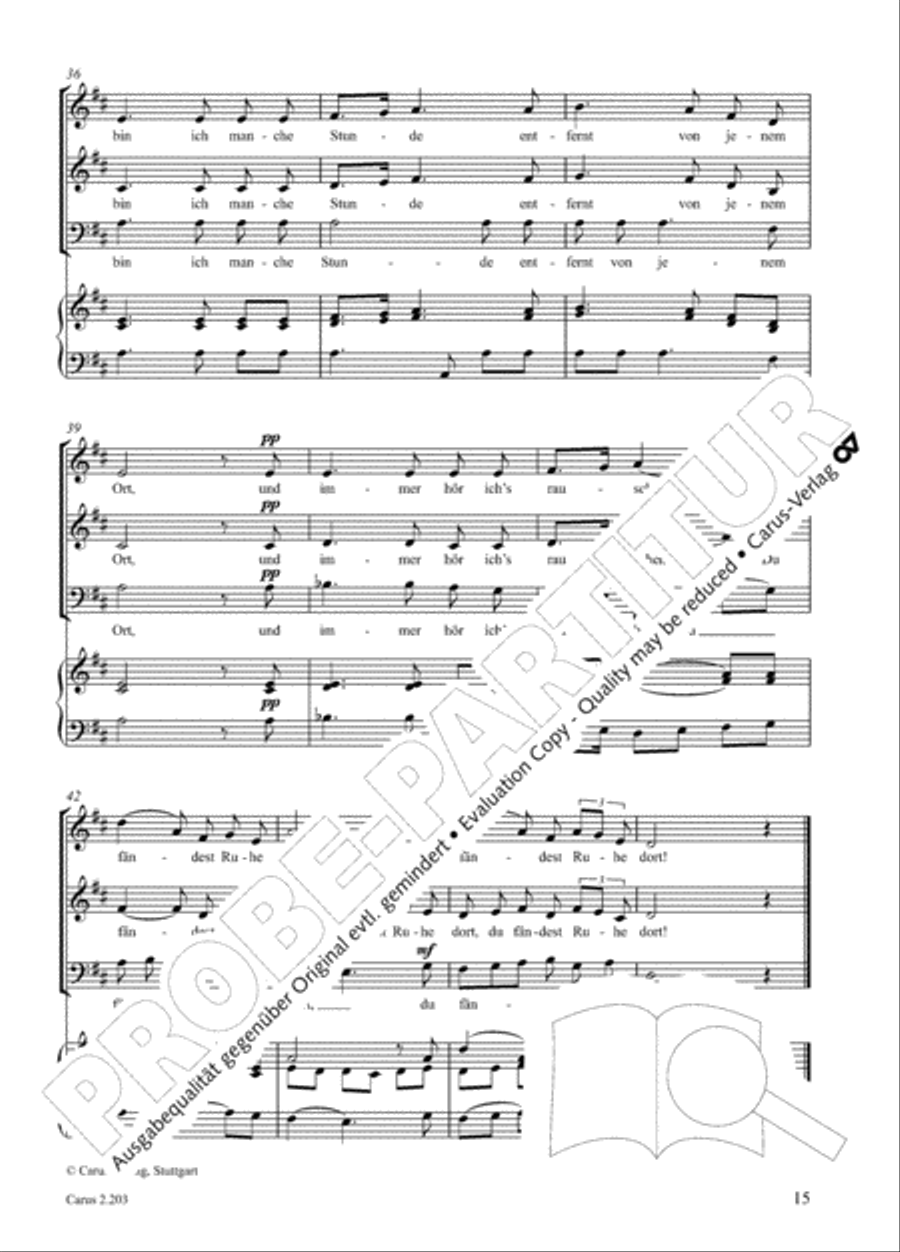 Loreley. Folk songs for choir (Loreley. Volkslieder fur Chor) Choir scores gallery preview page 22