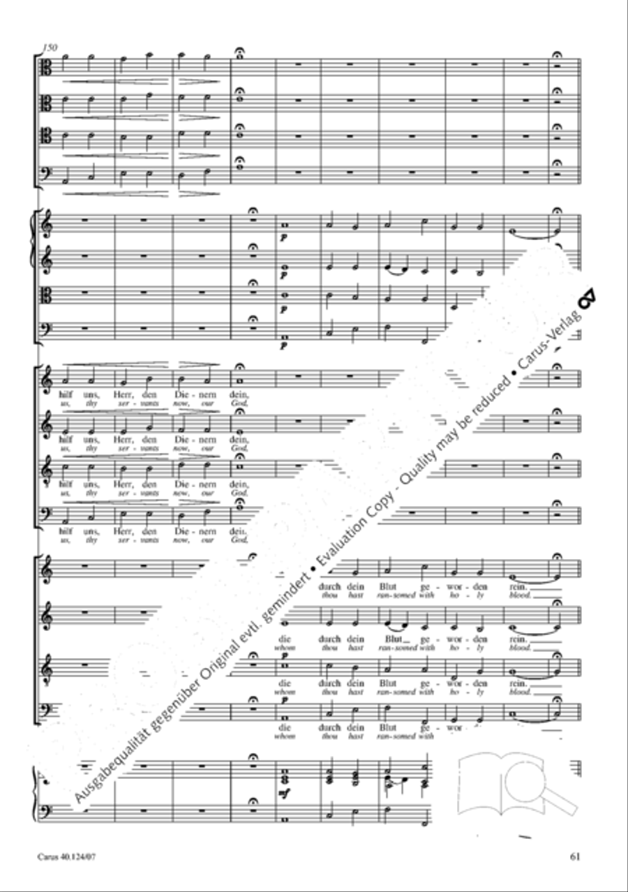 Kyrie in d + Herr Gott, dich loben wir Orchestra scores gallery preview page 62