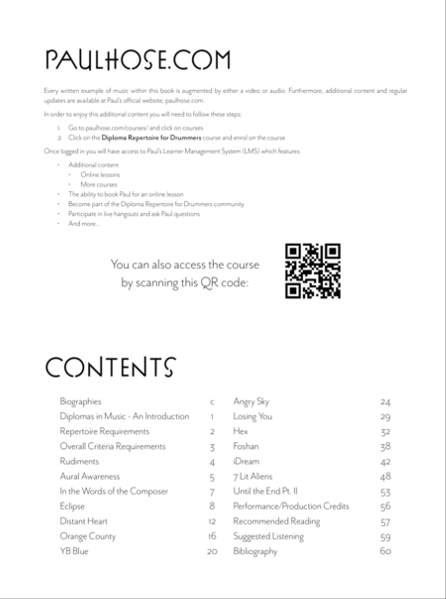 Diploma Repertoire for Drummers Drum Set scores gallery preview page 2