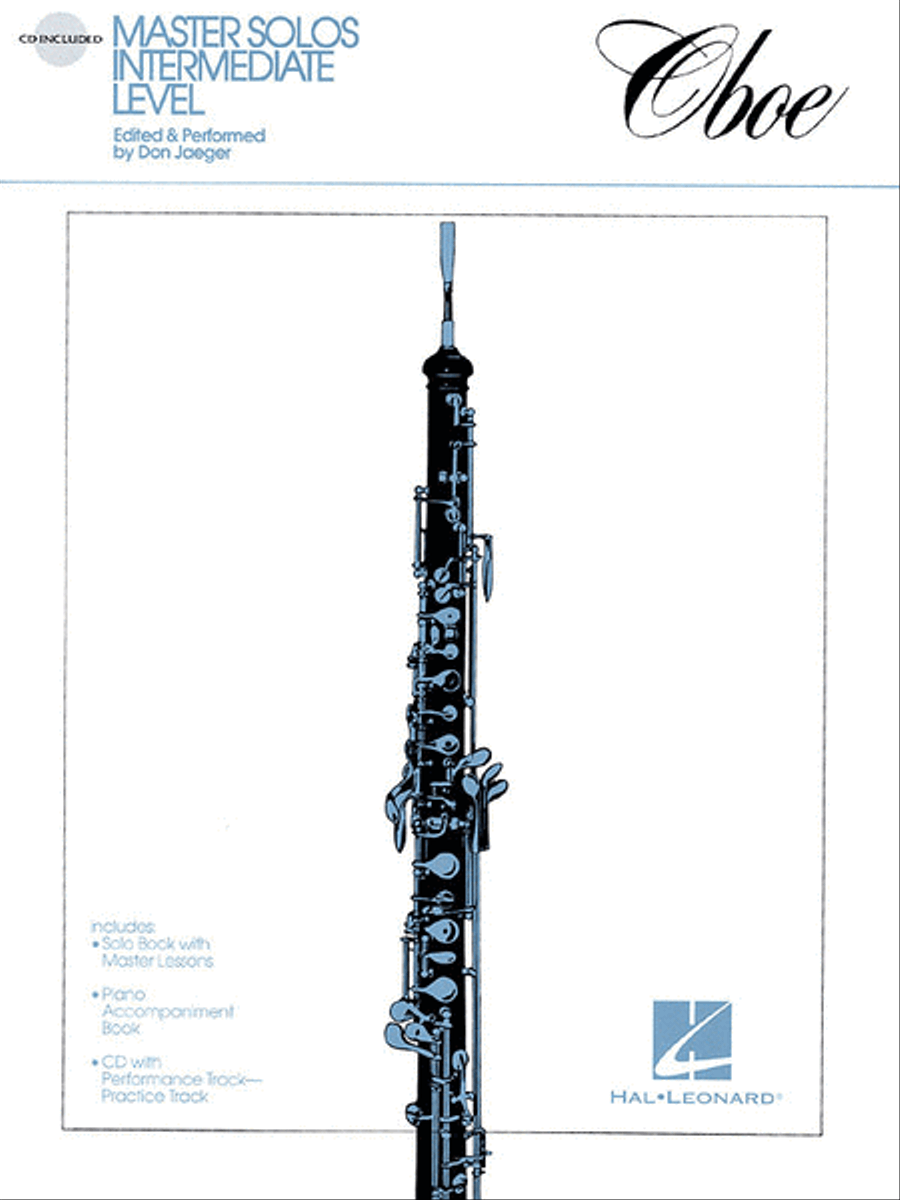 Master Solos: Intermediate Level – Oboe Oboe Solo scores gallery preview page 1