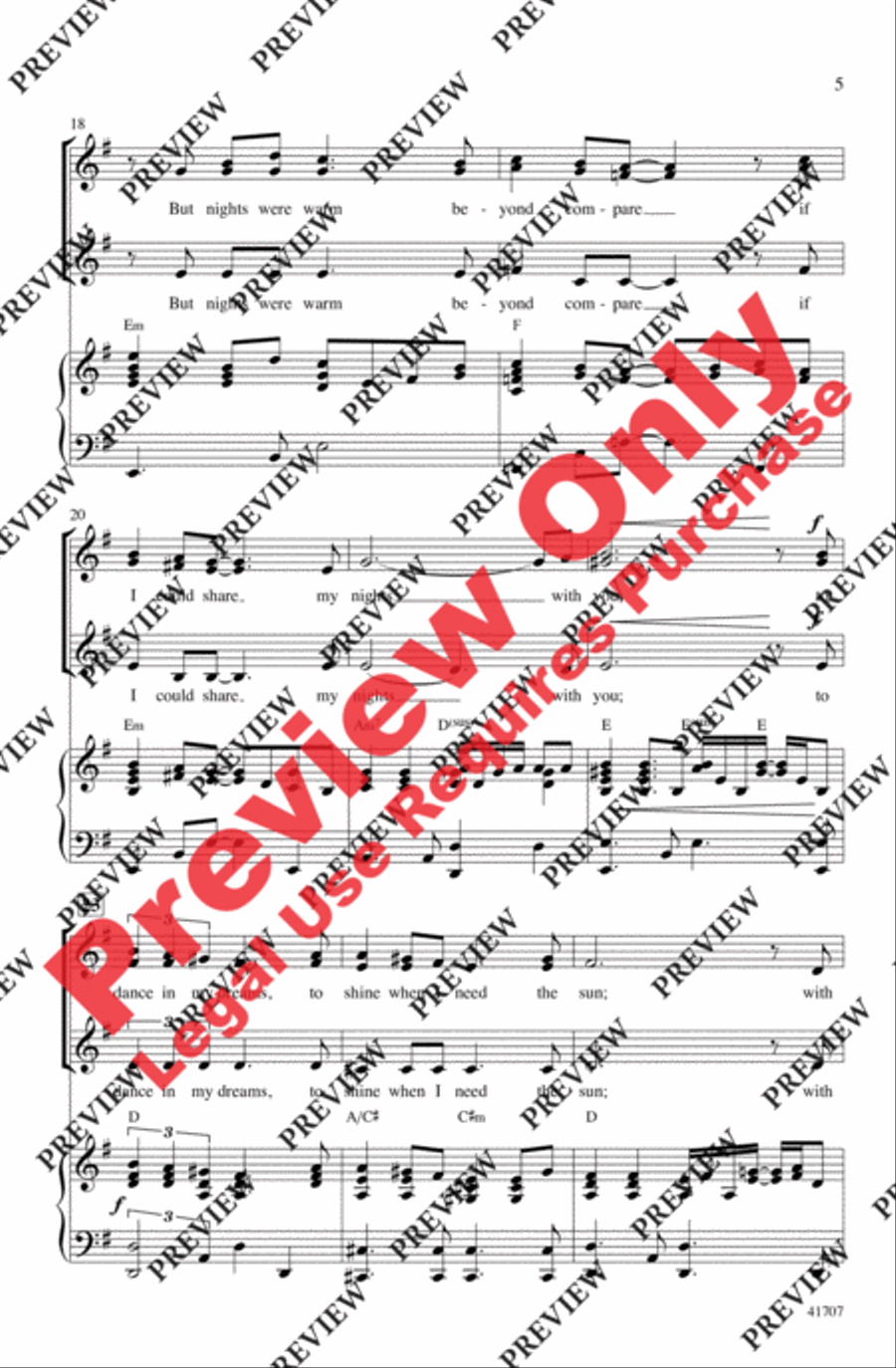With You Women's Choir scores gallery preview page 5