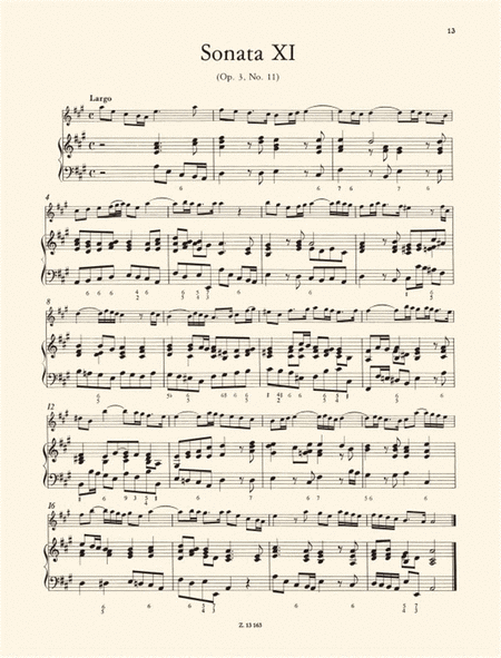 12 Sonate Op. 3, Vol. 4 (No. 10-12)