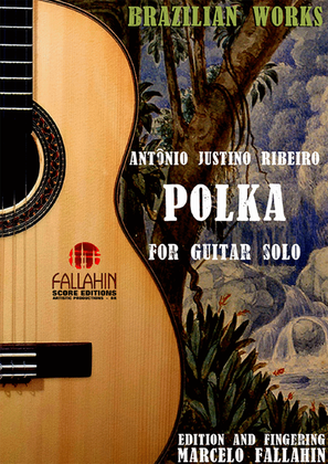 Book cover for POLKA - ANTÔNIO JUSTINO RIBEIRO - FOR GUITAR SOLO