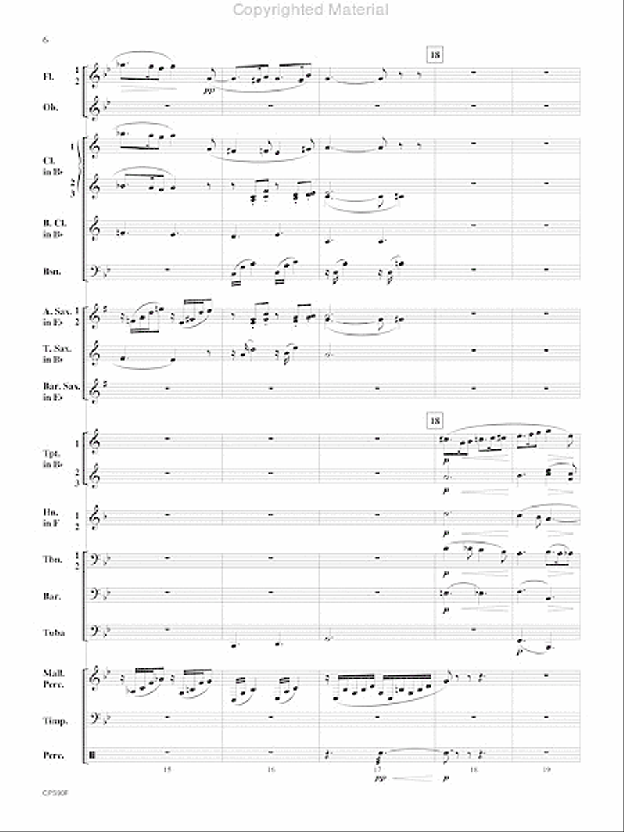 Sicilienne Sicilienne Concert Band scores gallery preview page 7