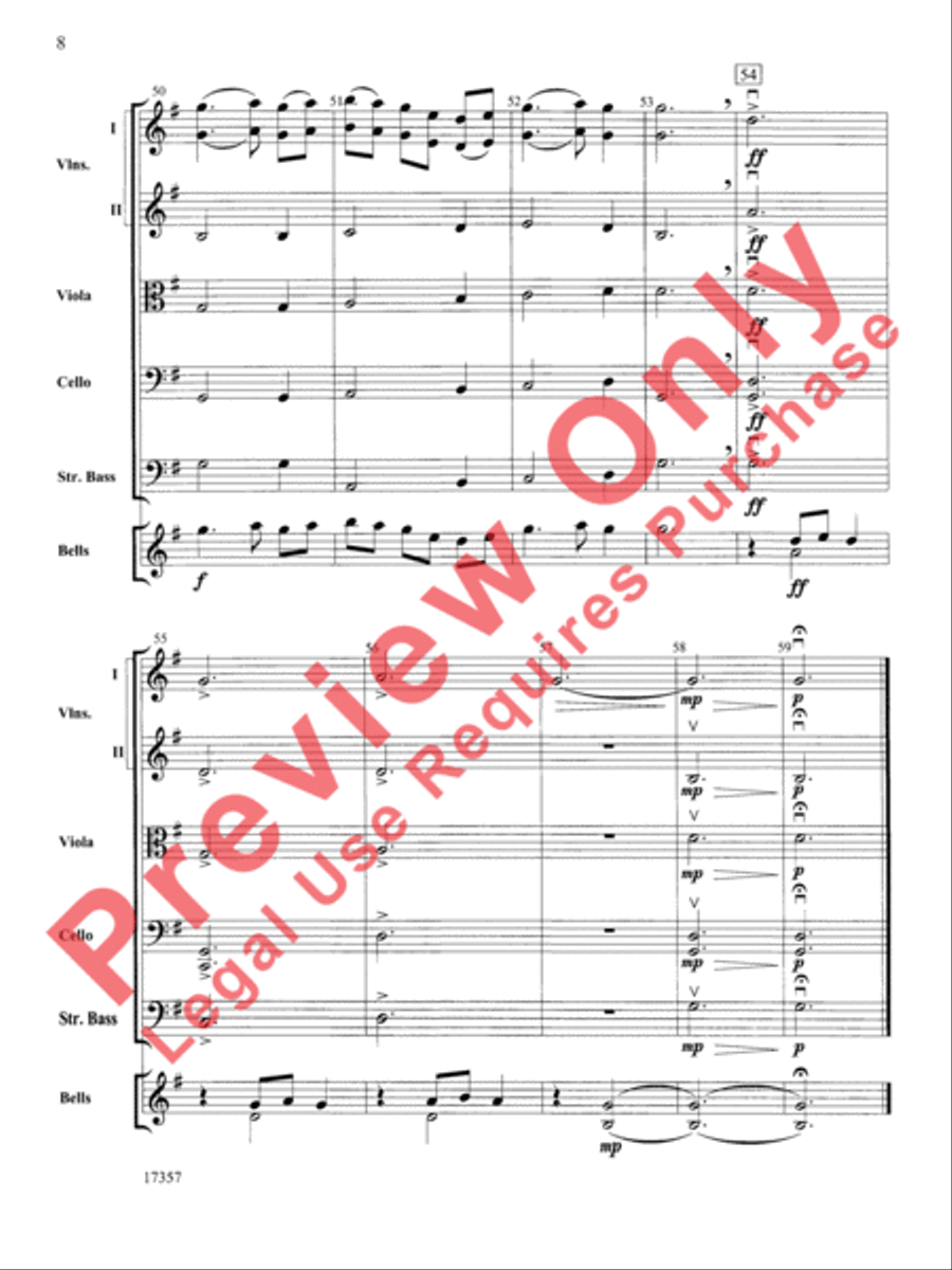 Korean Folk Tune String Orchestra scores gallery preview page 9
