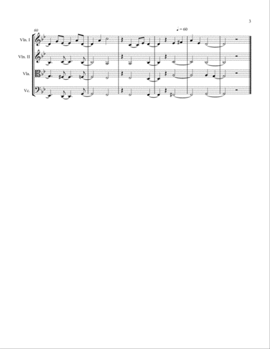 ROSARIUM_Portatio crucis suae a Iesu String Quartet scores gallery preview page 3