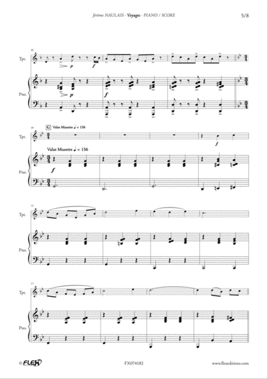 Voyages Cornet scores gallery preview page 6
