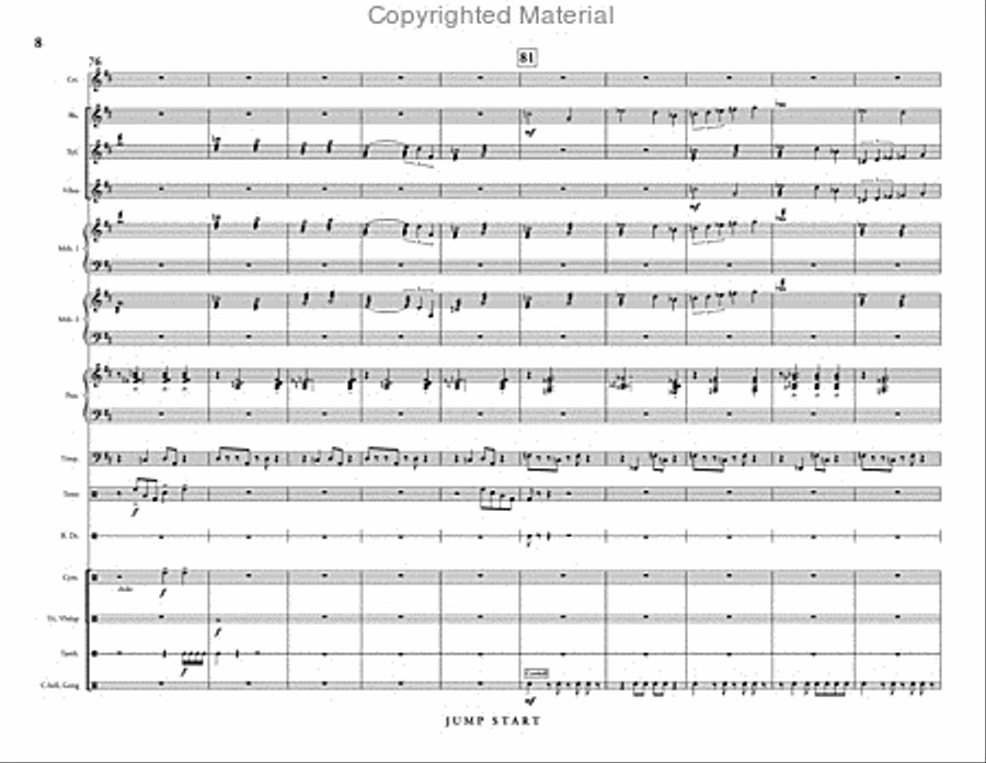 Jump Start Jump Start Percussion Ensemble scores gallery preview page 9