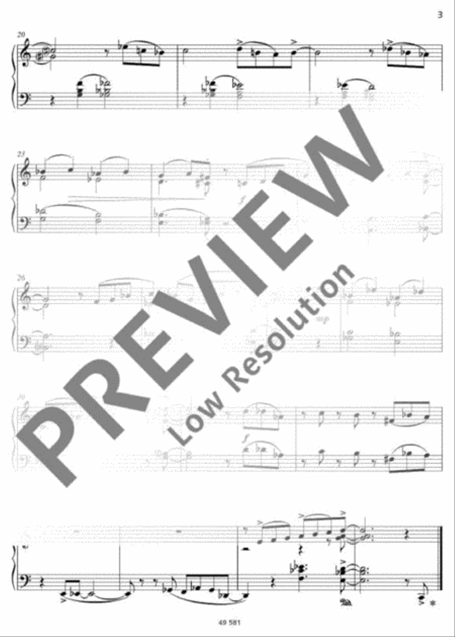 Jazz Sonatina Piano Solo scores gallery preview page 4