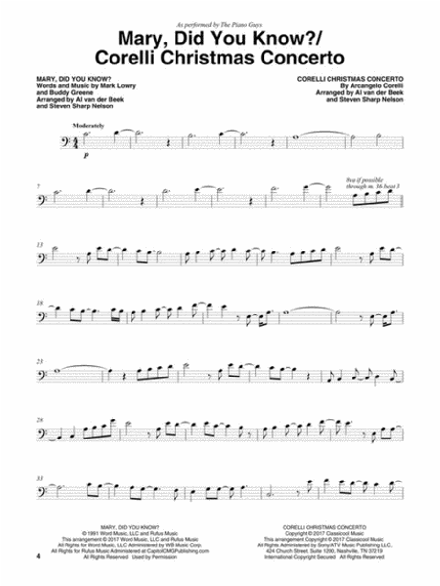 The Piano Guys - Christmas Together Cello scores gallery preview page 4