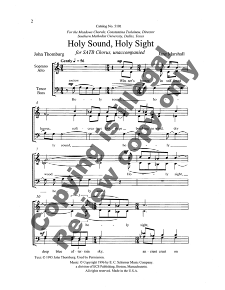Holy Sound, Holy Sight image number null