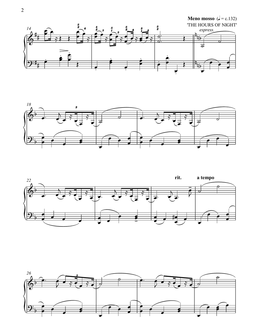 Dance Of The Hours Dance Of The Hours Piano Solo scores gallery preview page 2