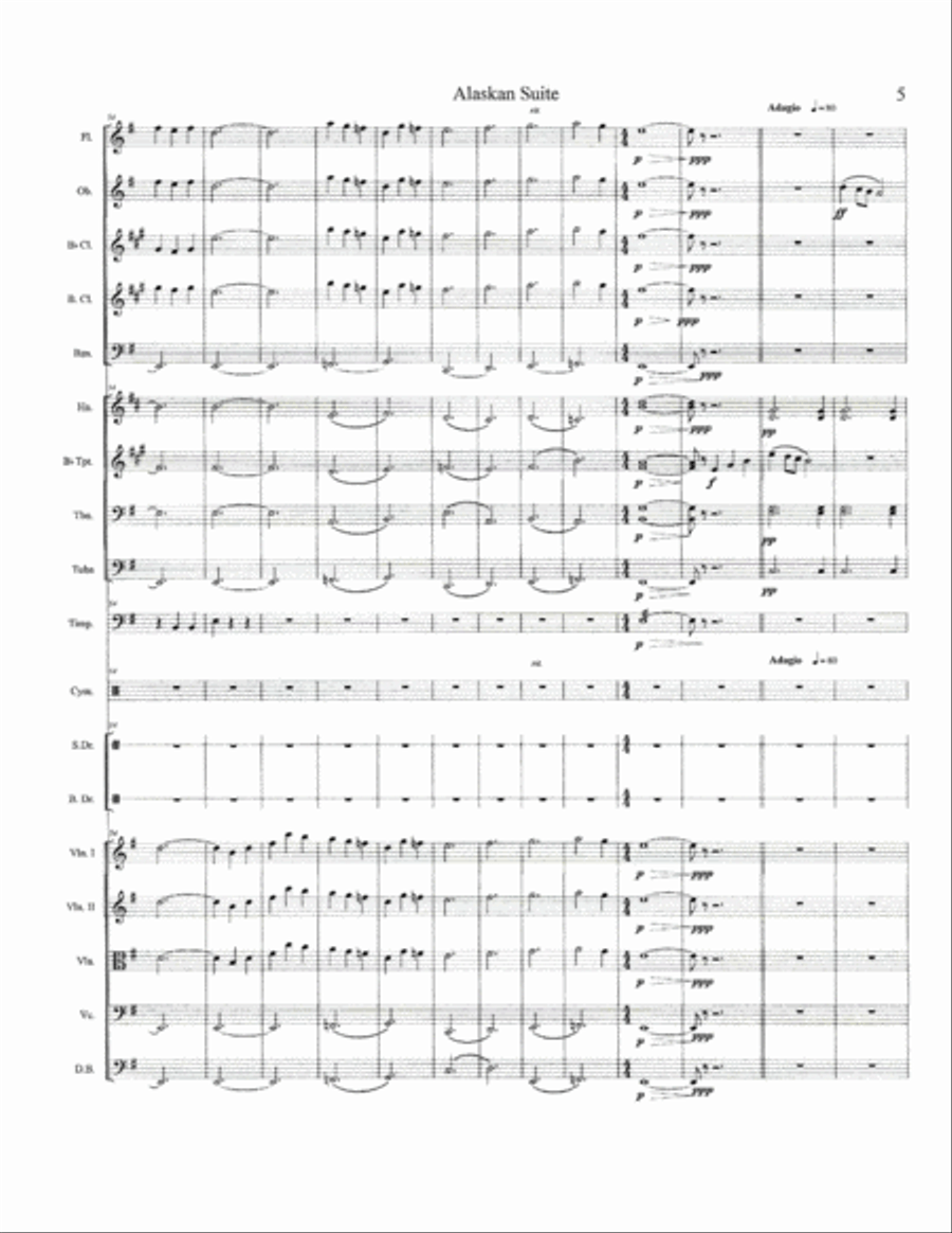 Alaskan Suite-Full Orchestra Set Full Orchestra scores gallery preview page 6